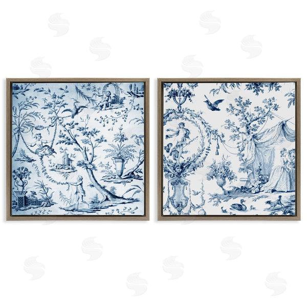Stupell Industries Vintage Hustle | Intricate Toile Scenery Wall Art