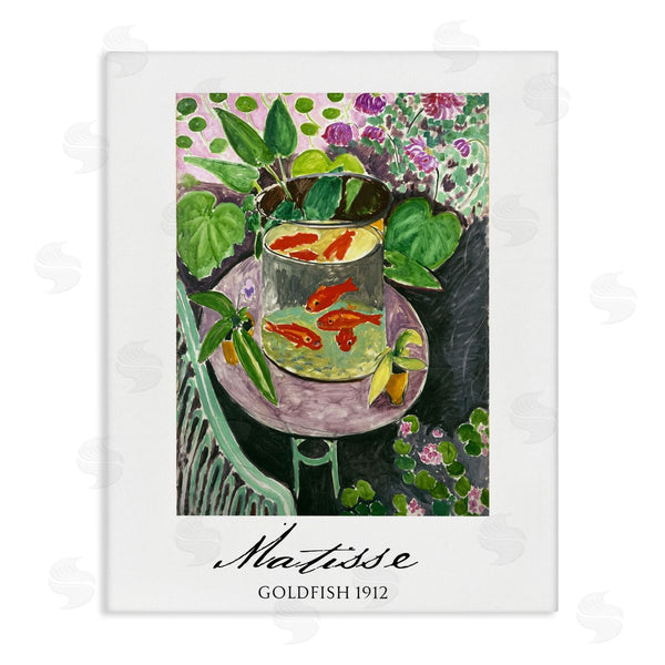 stupell industries Vintage Hustle | Matisse Goldfish Still Life