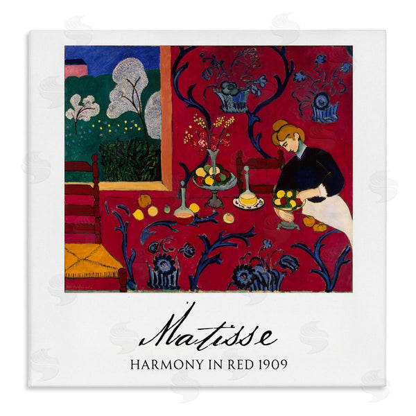 stupell industries Vintage Hustle | Matisse Harmony In Red