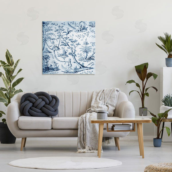Stupell Industries Vintage Hustle | Vintage Toile Scene Wall Art