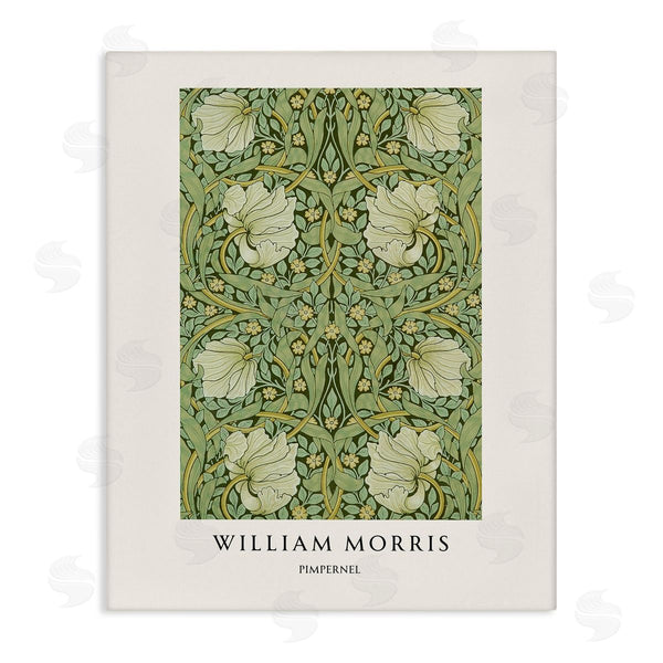 stupell industries Vintage Hustle | William Morris Symmetrical Pimpernel