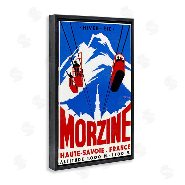 Stupell Industries Vintage Lavoie | Vintage Morzine Skiing