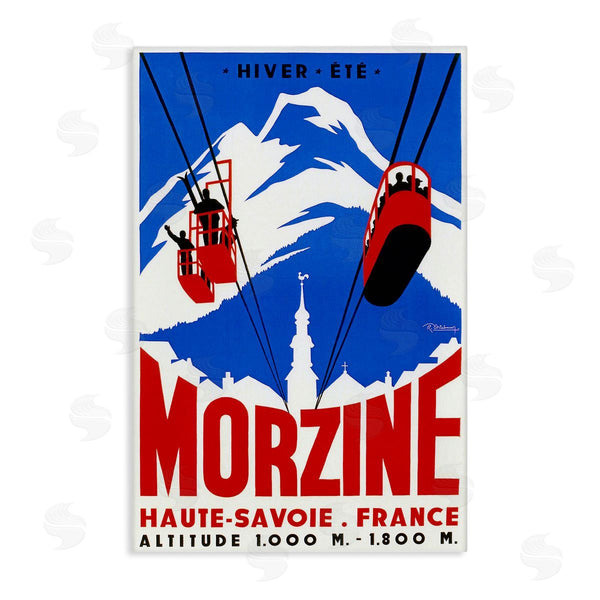 stupell industries Vintage Lavoie | Vintage Morzine Skiing