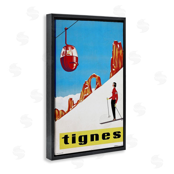 Stupell Industries Vintage Lavoie | Vintage Tignes Skiing