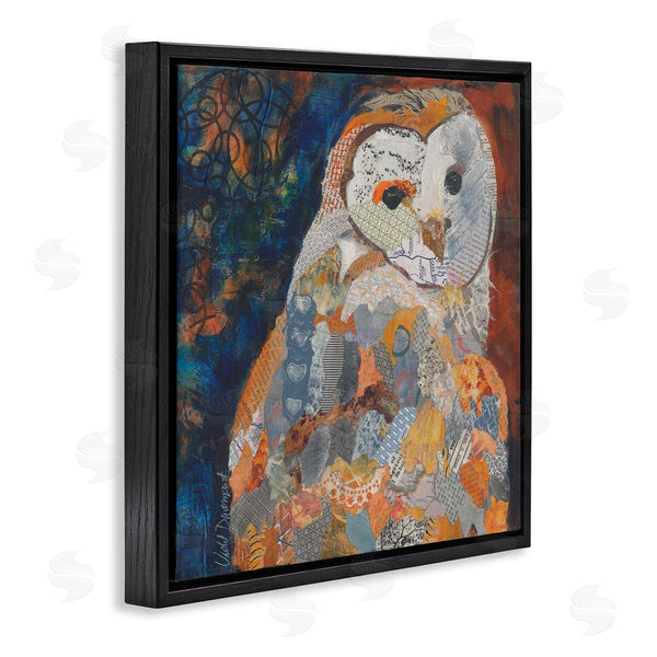 Stupell Industries Violet Davenport | Collage Patterned Owl