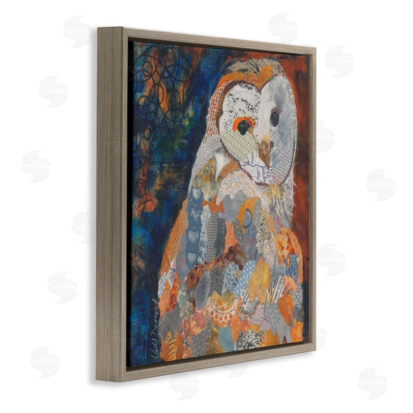 Stupell Industries Violet Davenport | Collage Patterned Owl