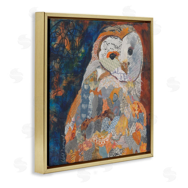 Stupell Industries Violet Davenport | Collage Patterned Owl