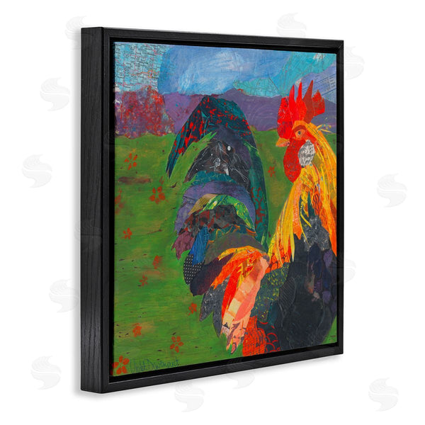 Stupell Industries Violet Davenport | Expressive Farm Rooster