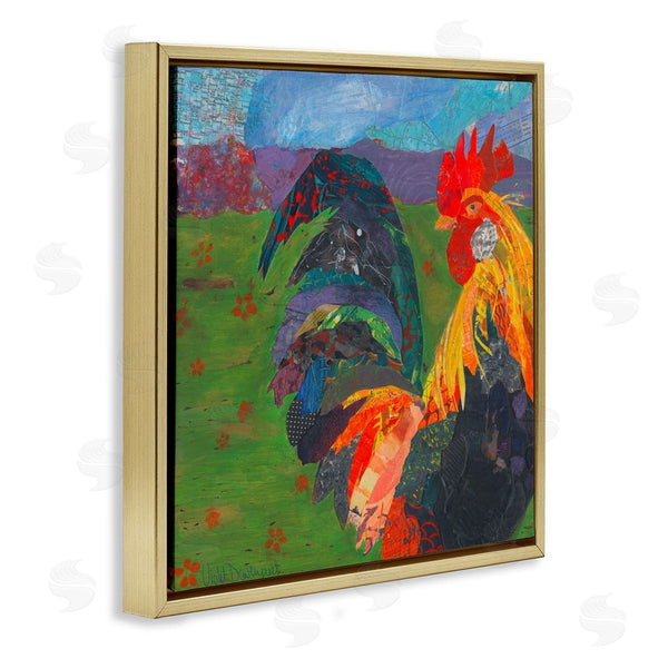 Stupell Industries Violet Davenport | Expressive Farm Rooster