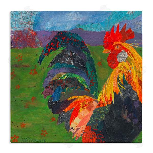 stupell industries Violet Davenport | Expressive Farm Rooster