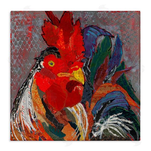 stupell industries Violet Davenport | Patterned Collage Rooster