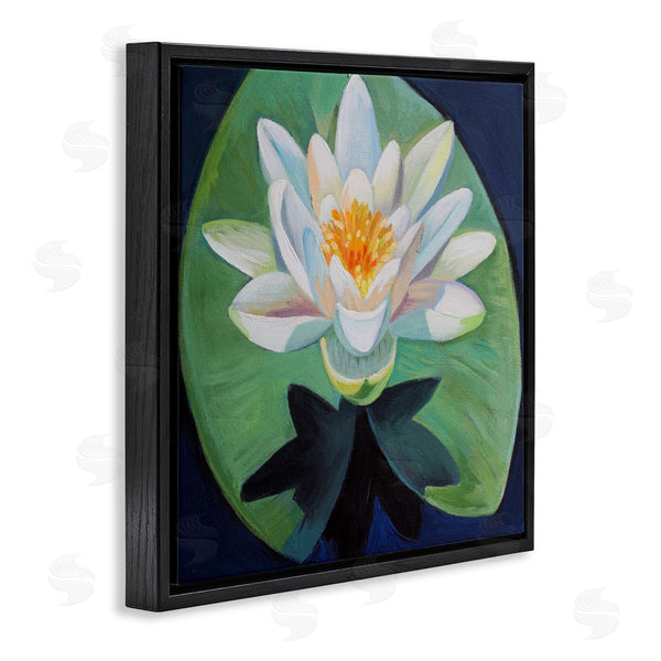 Stupell Industries Violeta Vollmer | Elegant Lotus & Lily Pad
