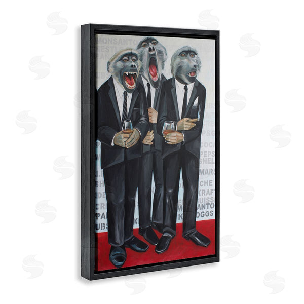 Stupell Industries Violeta Vollmer | Formal Monkeys In Suits