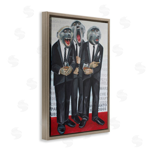 Stupell Industries Violeta Vollmer | Formal Monkeys In Suits