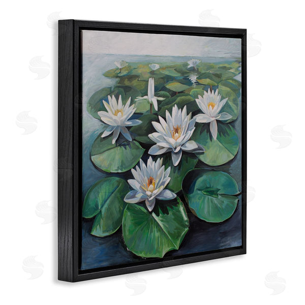 Stupell Industries Violeta Vollmer | Peaceful Lily Pad Pond