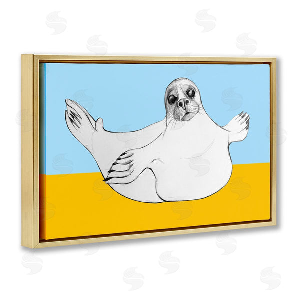 Stupell Industries Violeta Vollmer | Playful Seal Sketch