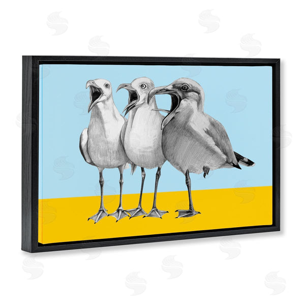Stupell Industries Violeta Vollmer | Seagulls With Blocked Hues