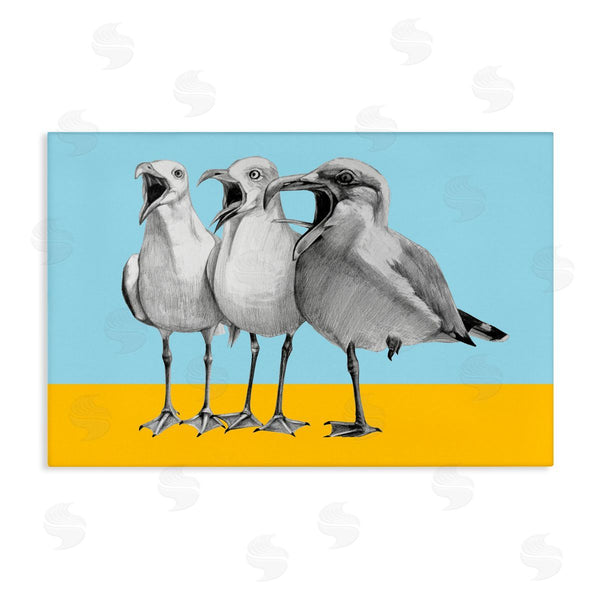 stupell industries Violeta Vollmer | Seagulls with Blocked Hues
