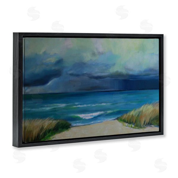 Stupell Industries Violeta Vollmer | Stormy Beach Seascape
