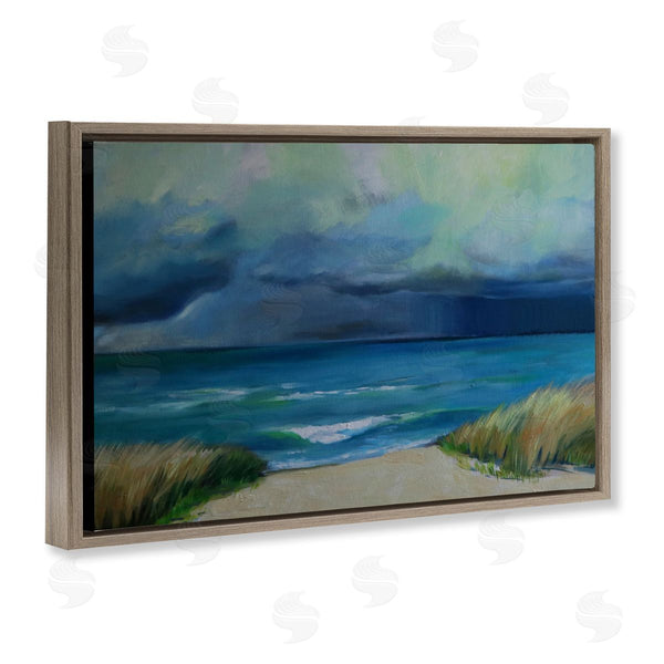 Stupell Industries Violeta Vollmer | Stormy Beach Seascape