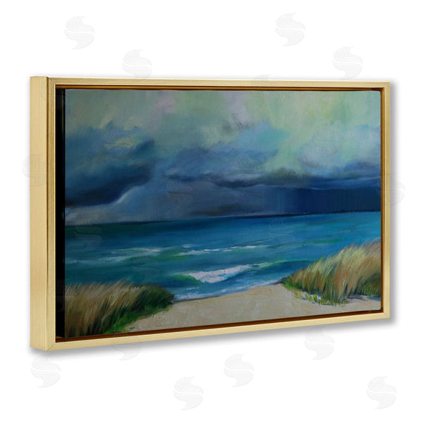 Stupell Industries Violeta Vollmer | Stormy Beach Seascape
