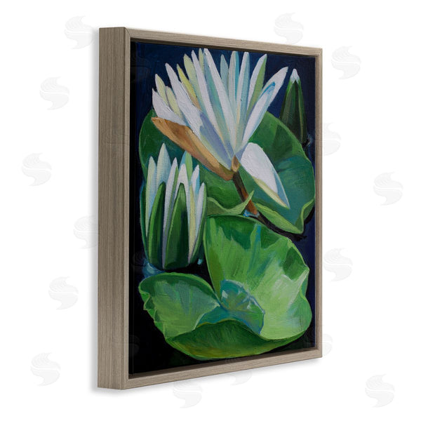 Stupell Industries Violeta Vollmer | Waterlilies & Lily Pads