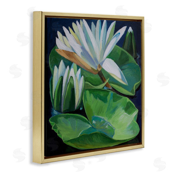 Stupell Industries Violeta Vollmer | Waterlilies & Lily Pads