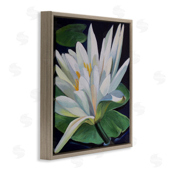 Stupell Industries Violeta Vollmer | Waterlily Petals On Pond