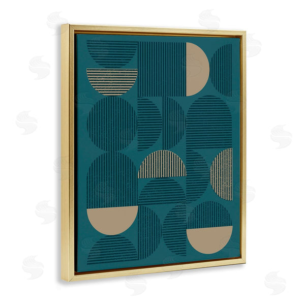 Stupell Industries Vision Studio | Blue Modern Arch Shapes