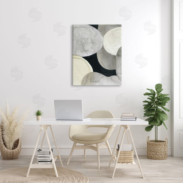 Stupell Industries Vision Studio | Collage Of Circular Shapes Opaque Layered Arrangement Wall Art