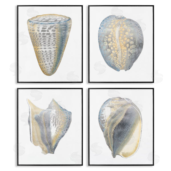 Stupell Industries Vision Studio | Minimal Marine Shells Unique Pattern Wall Art