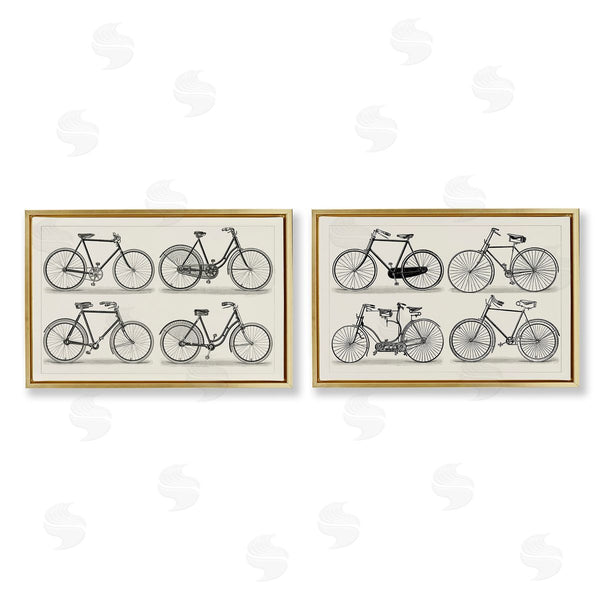 Stupell Industries Vision Studio | Vintage Bicycle Styles Wall Art
