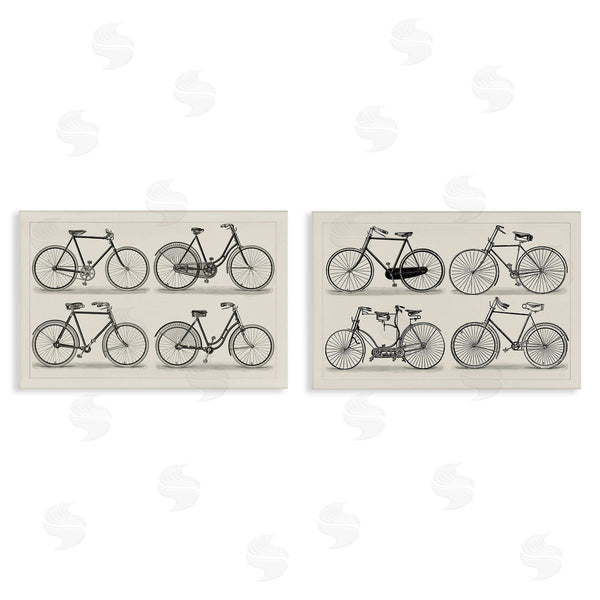 stupell industries Vision Studio | Vintage Bicycle Styles Wall Art