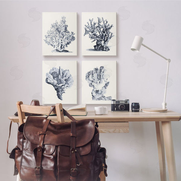 Stupell Industries Vision Studio | Vintage Sea Coral Underwater Ocean Life Wall Art