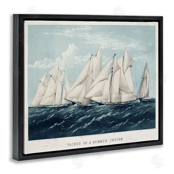 Stupell Industries Vision Studio | Vintage Summertime Yachts Wall Art