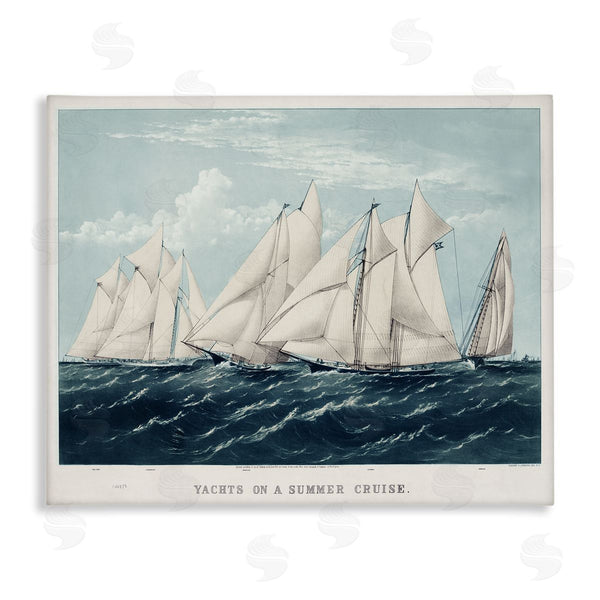stupell industries Vision Studio | Vintage Summertime Yachts Wall Art
