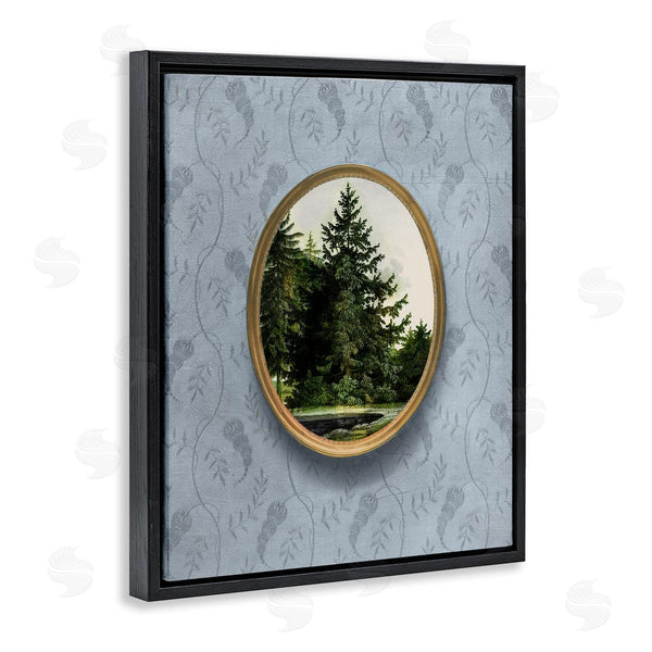 Stupell Industries Vision Studio | Vintage Woodland Tree View Border Wall Art