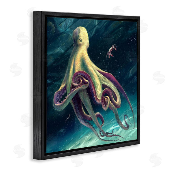 Stupell Industries Vlad Mel | Deep Water Octopus Wall Art