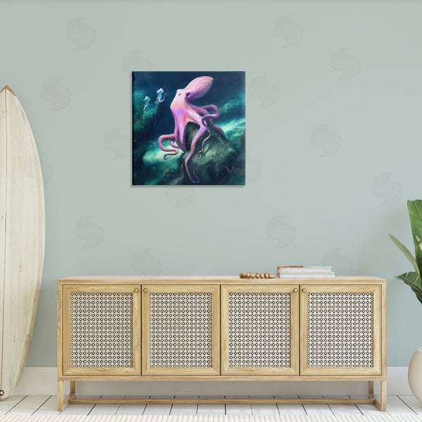 Stupell Industries Vlad Mel | Octopus & Jellyfish Friends Wall Art