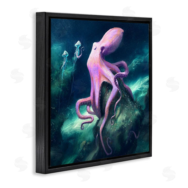 Stupell Industries Vlad Mel | Octopus & Jellyfish Friends Wall Art