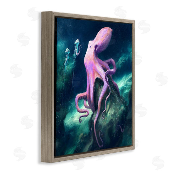 Stupell Industries Vlad Mel | Octopus & Jellyfish Friends Wall Art