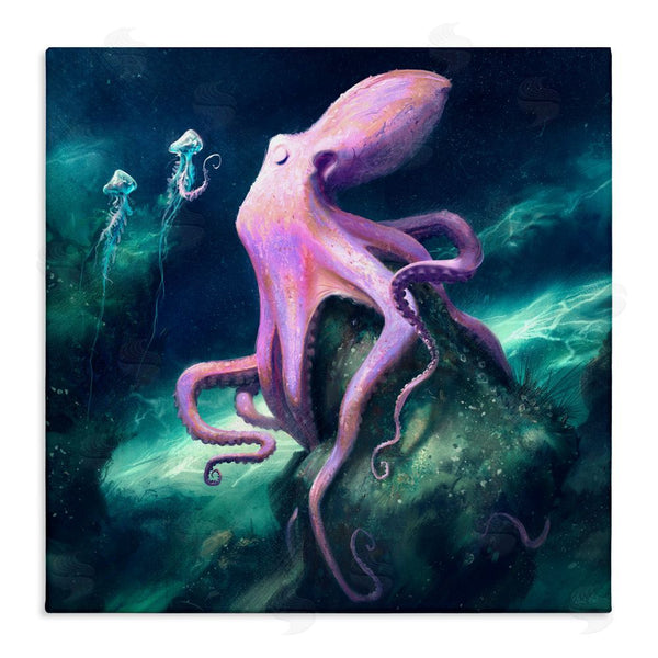 stupell industries Vlad Mel | Octopus & Jellyfish Friends Wall Art
