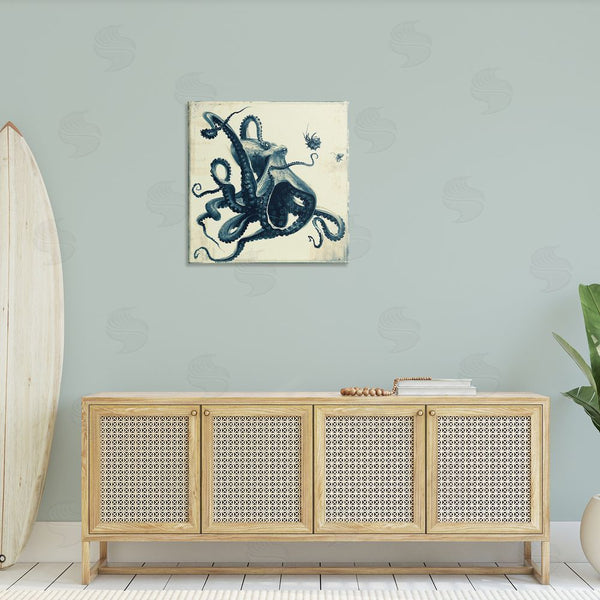 Stupell Industries Vlad Mel | Vintage Maritime Octopus Wall Art