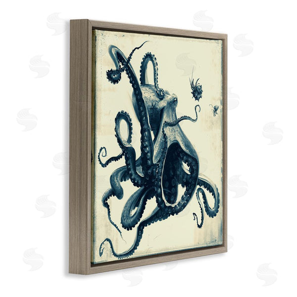 Stupell Industries Vlad Mel | Vintage Maritime Octopus Wall Art