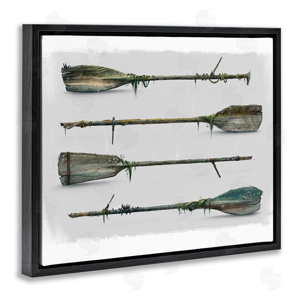 Stupell Industries Vlad Mel | Vintage Nautical Boat Oars Wall Art