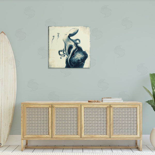 Stupell Industries Vlad Mel | Vintage Octopus & Jellyfish Wall Art