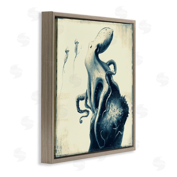 Stupell Industries Vlad Mel | Vintage Octopus & Jellyfish Wall Art