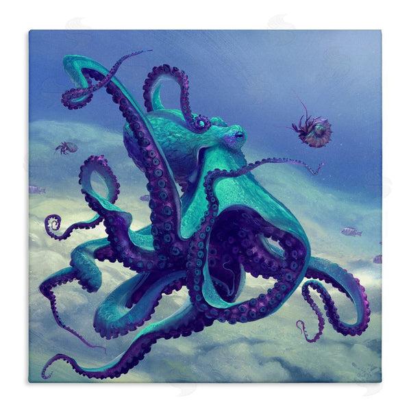stupell industries Vlad Mel | Vivid Underwater Octopus Wall Art
