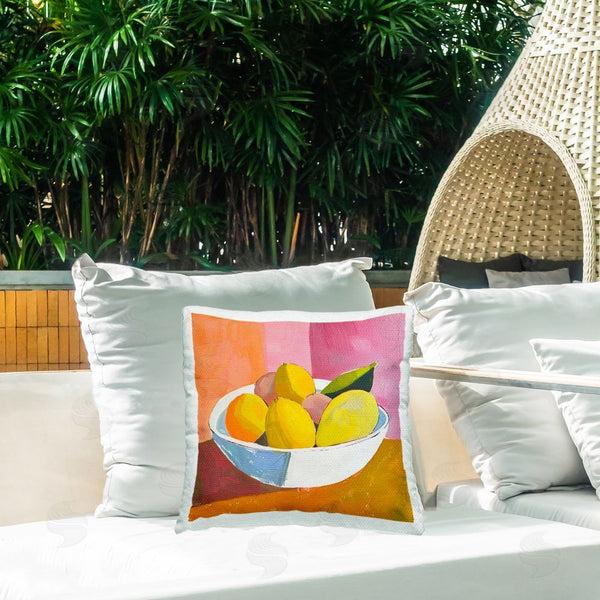 Stupell Industries Walker Noble | Bold Kitchen Citrus Fruits Printed Throw Pillow