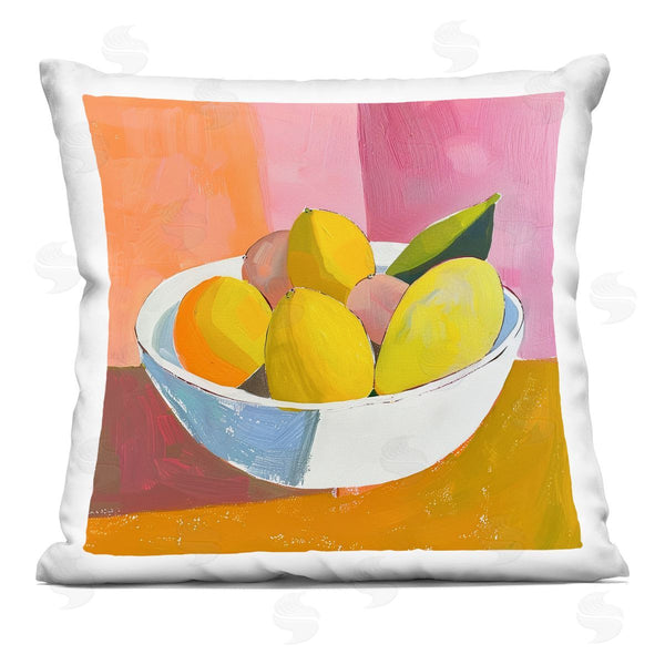 stupell industries Walker Noble | Bold Kitchen Citrus Fruits Printed Throw Pillow